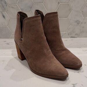 Steve Madden Brown/Taupe Suede Ankle Boots